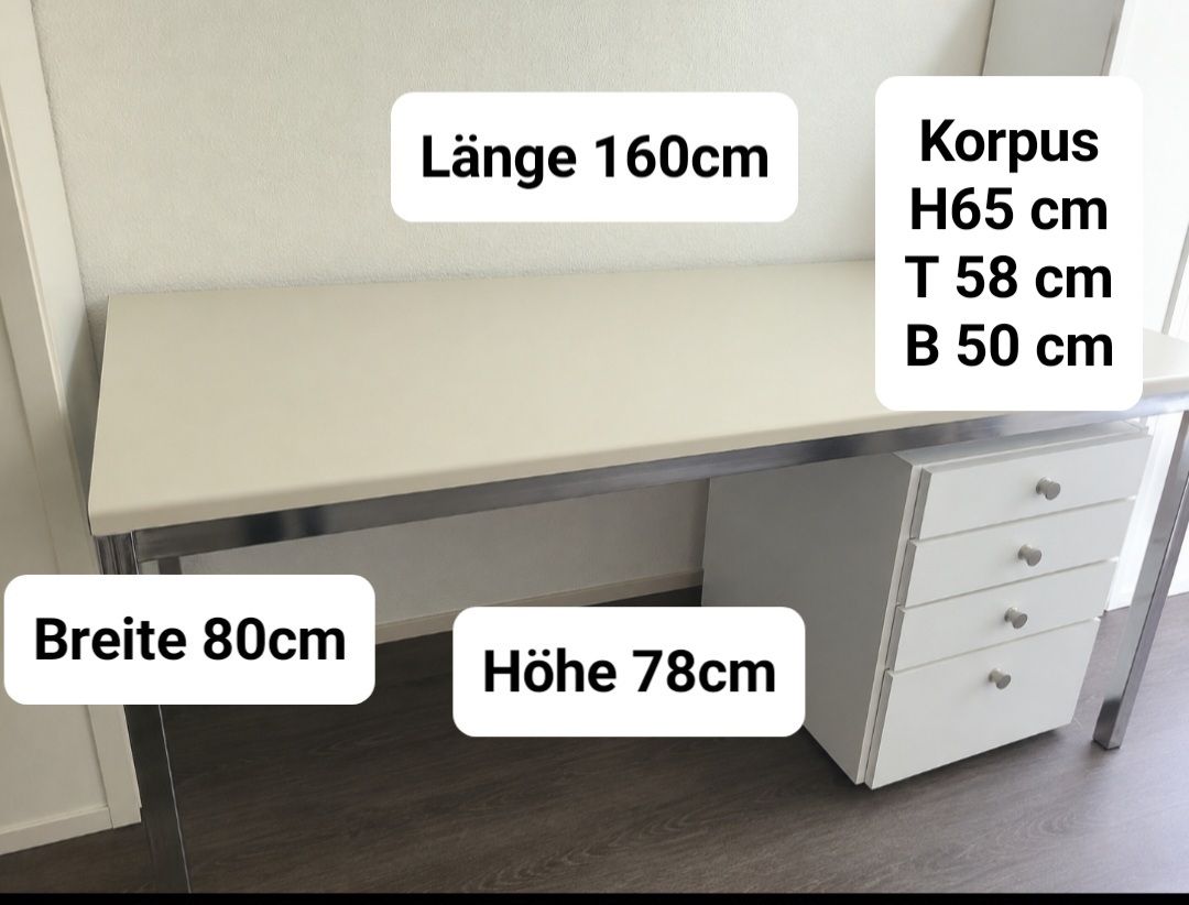 Bureaux: Schreibtisch mit Korpus – D'occasion à Flüh par pauletta1985 1