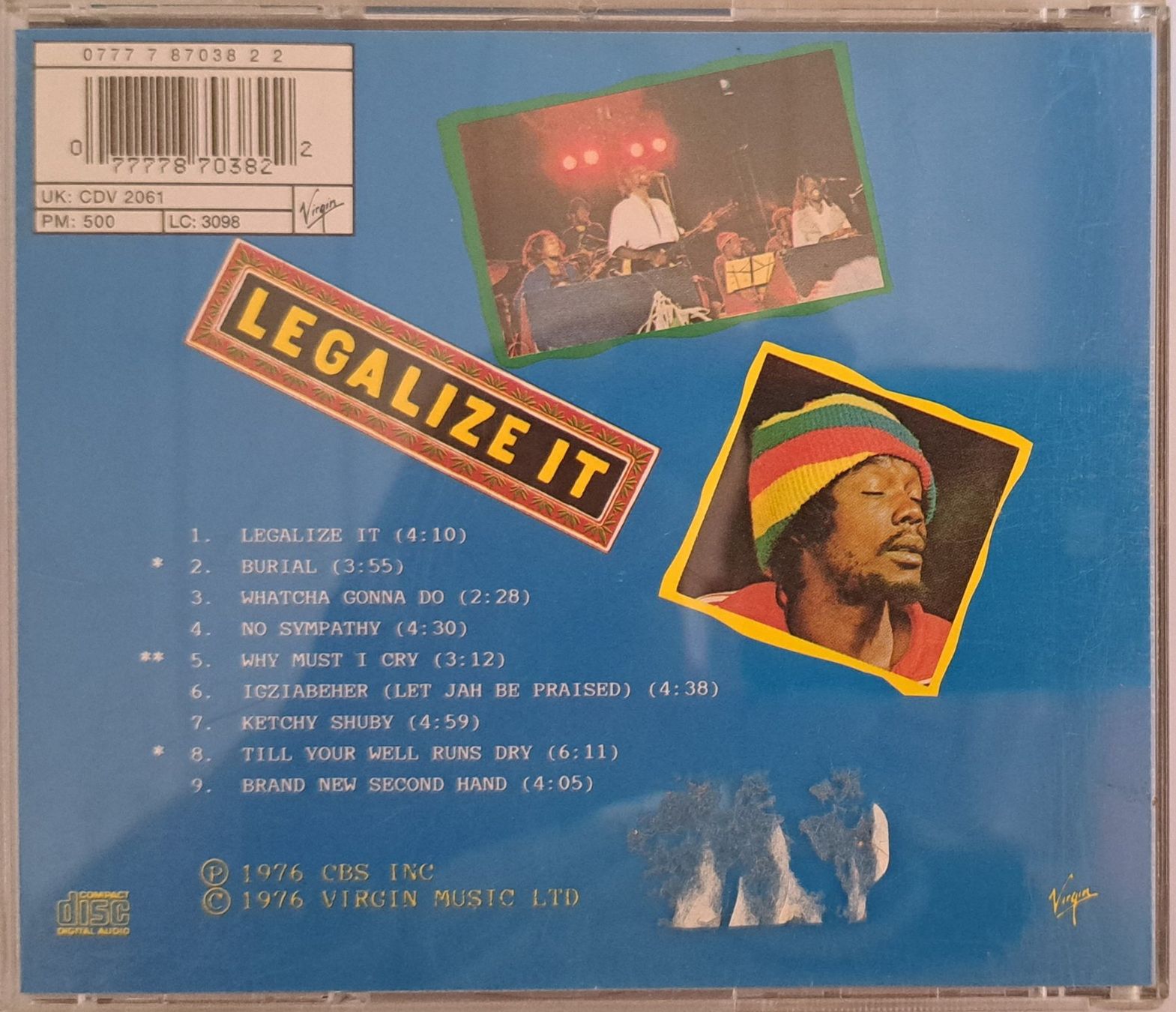 CDs: Peter Tosh - Legalize It – D'occasion à Tenniken par mik_6mxg 7