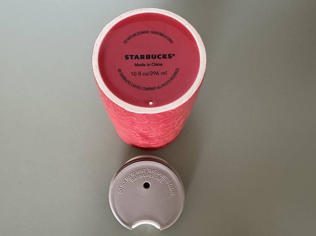 Starbucks Tazze: Roter Trinkbecher mit Deckel, Starbucks – Nuovo (secondo la descrizione) da Belp venduto da mar_d6w8 4