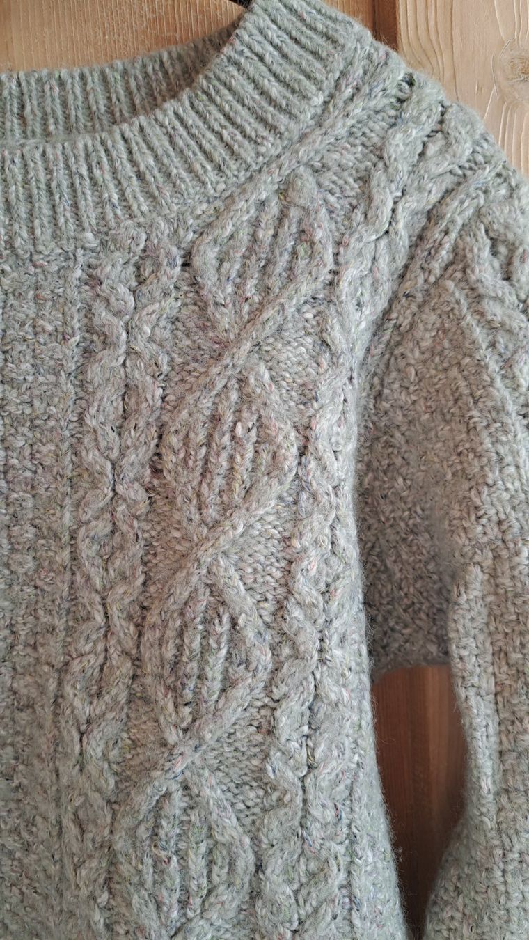 Pepe Jeans Maglioni & Felpe: Warmer Pulli mit Zopfmuster, wirkt hellgrün/grau, Gr.S – Usato da Oberwil i. S. venduto da ste_77ly 2