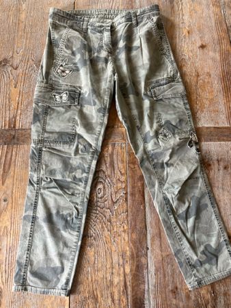 Cargohose von Cambio, Militärmuster, Gr. 36, Top Zustand!