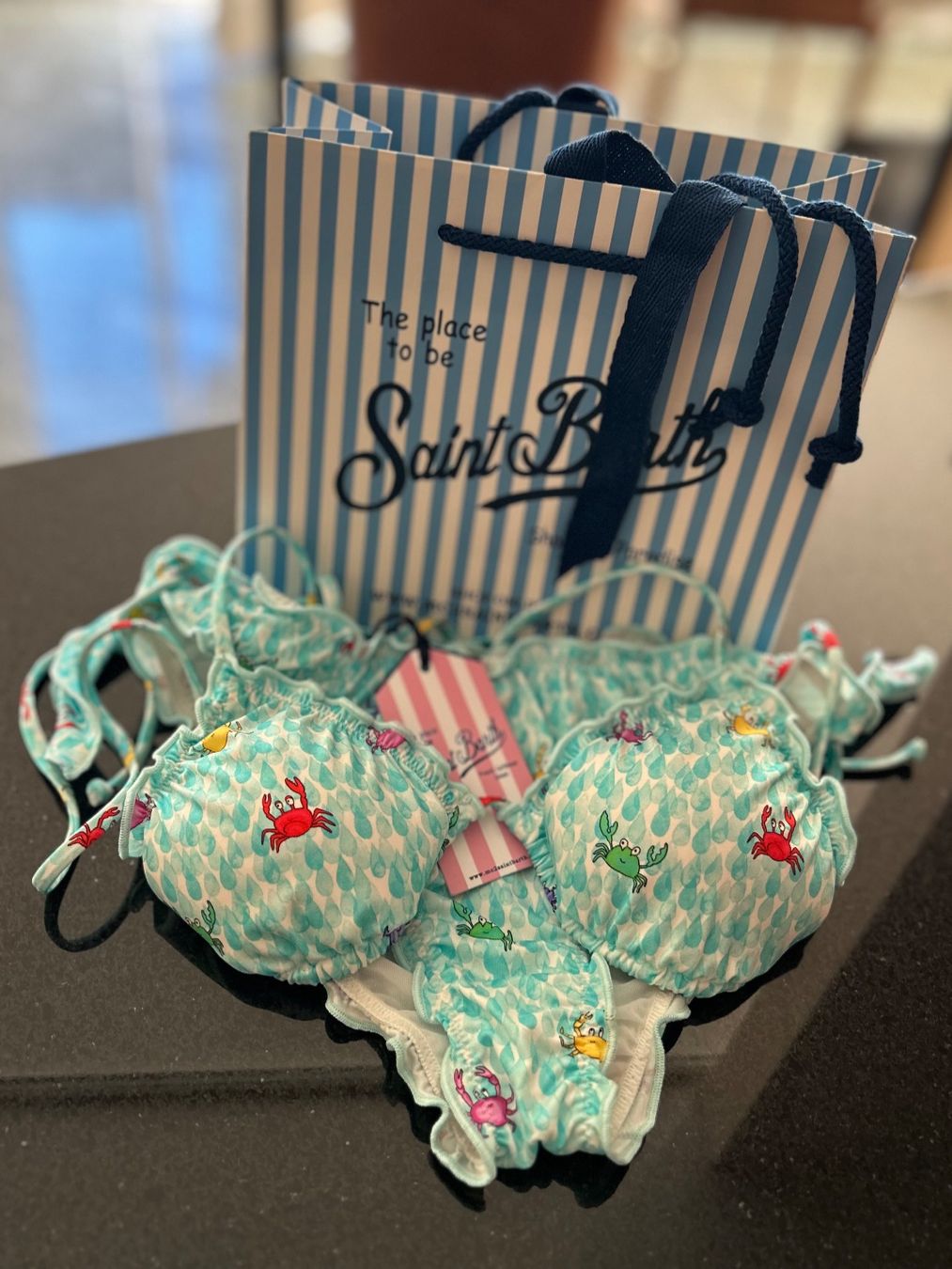 MC2 Saint Barth Maillots de bain & Bikinis: MC2 Saint Barth - SARIUS CRAB PRINT TRIANGLE BIKINI - NEU – Neuf avec emballage d'origine à Zürich par mar_st77 1