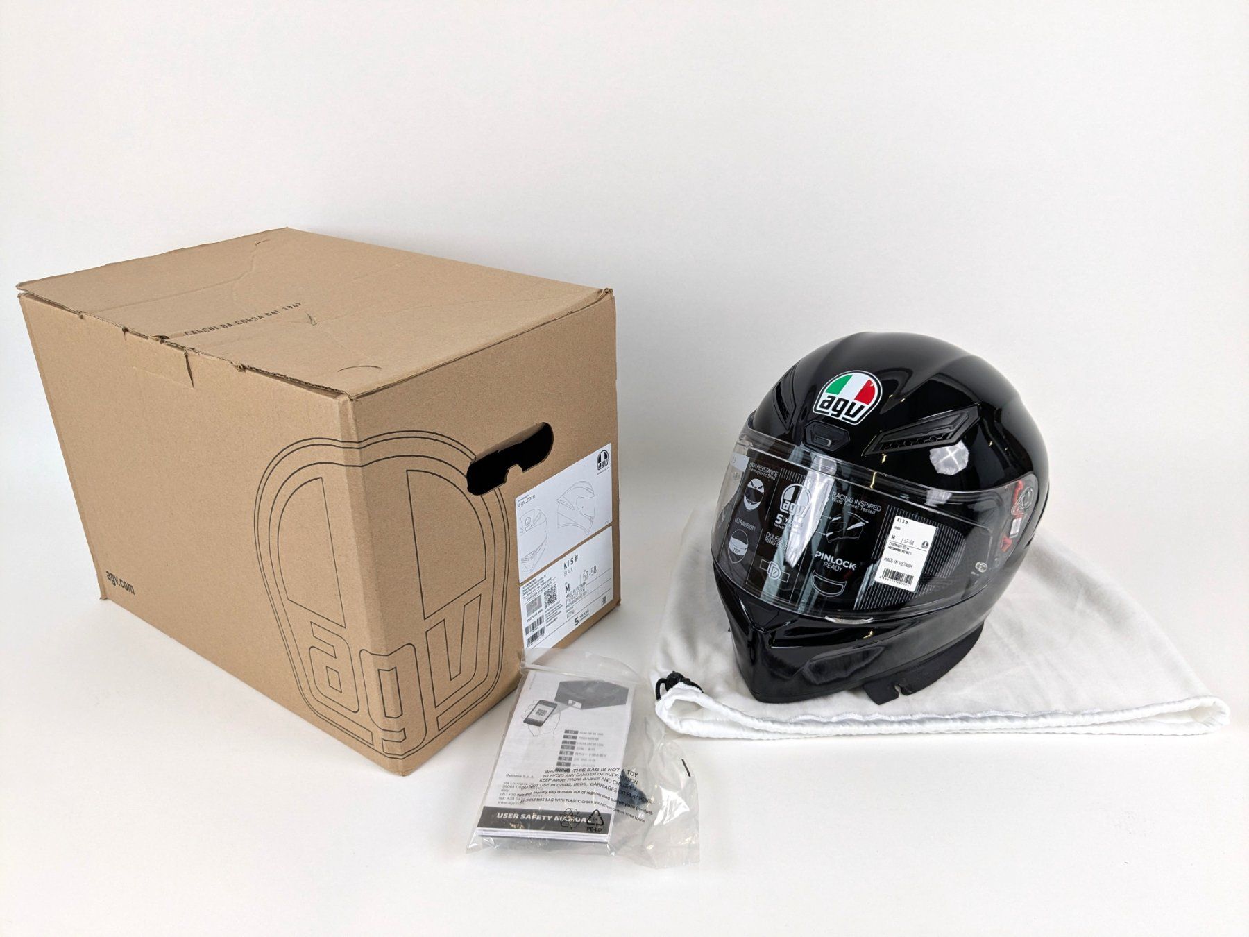 AGV Caschi & visiere: AGV Motorradhelm K1 S  E2206  Gr. M – Nuovo (secondo la descrizione) da Dintikon venduto da Restwert_Dintikon