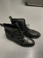 Schwarze Lederschuhe, Grösse 43