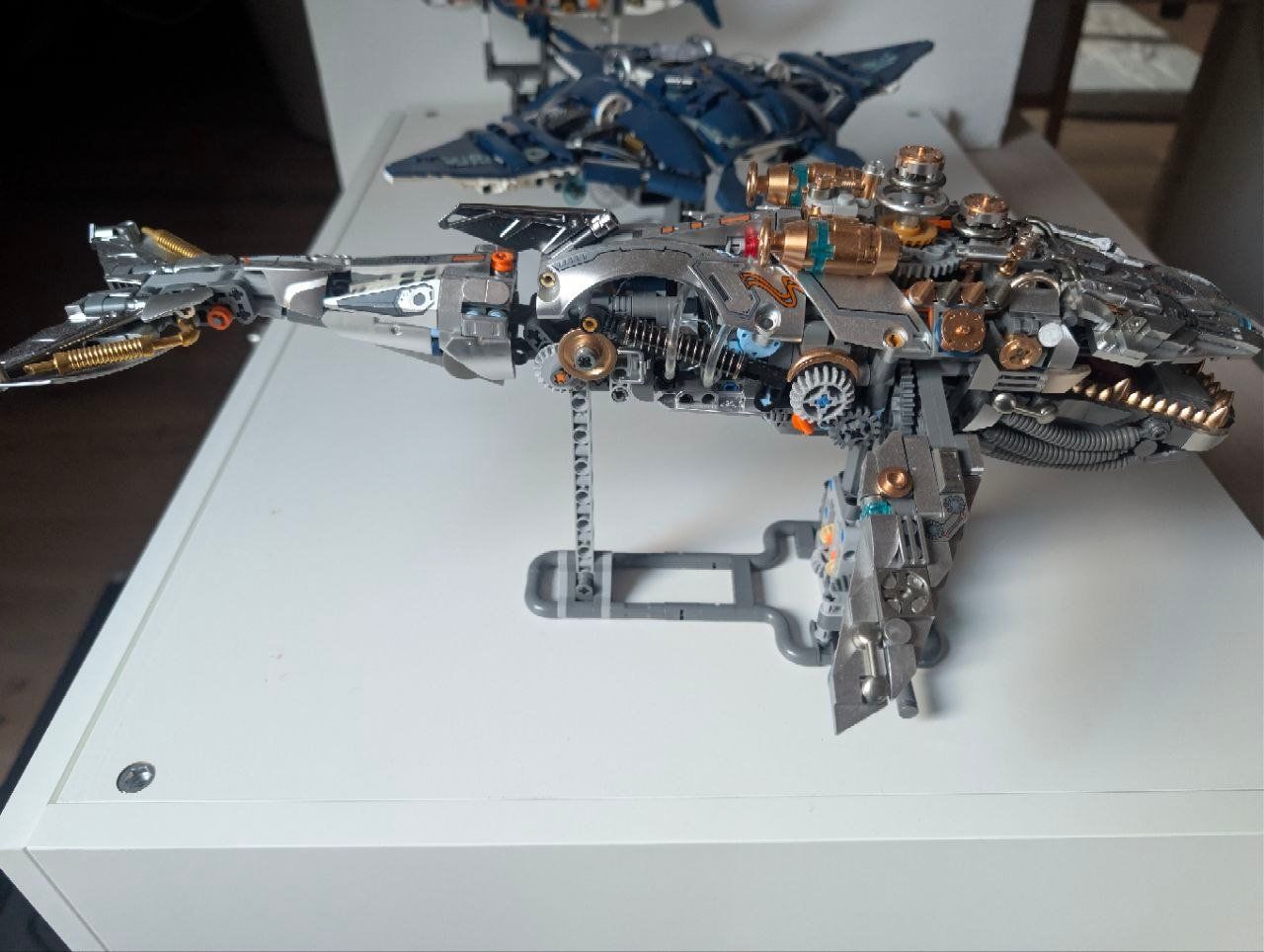 Kit di costruzioni: beleuchtetes Steampunk Wal Modell - Lego kompatibel – Usato da Koppigen venduto da wipwap 2