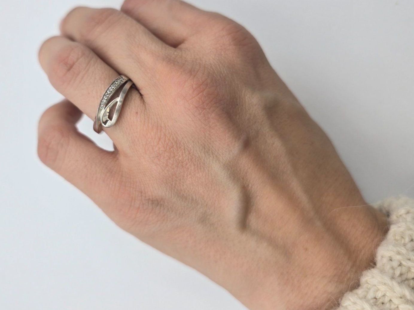 Anelli: Ring Silber 925 Zirkonia Gr. 56 – Nuovo e nell'imballaggio originale da Zug venduto da gold.schmuck 1