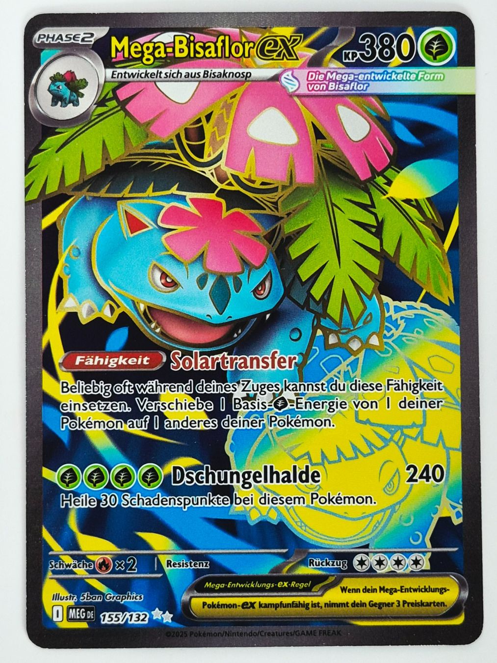 Pokémon Carte collezionabili: Mega Bisaflor EX / Venuraur / Mega Entwicklung / MEG 155 – Nuovo (secondo la descrizione) da Arni AG venduto da PokemonCardsStore