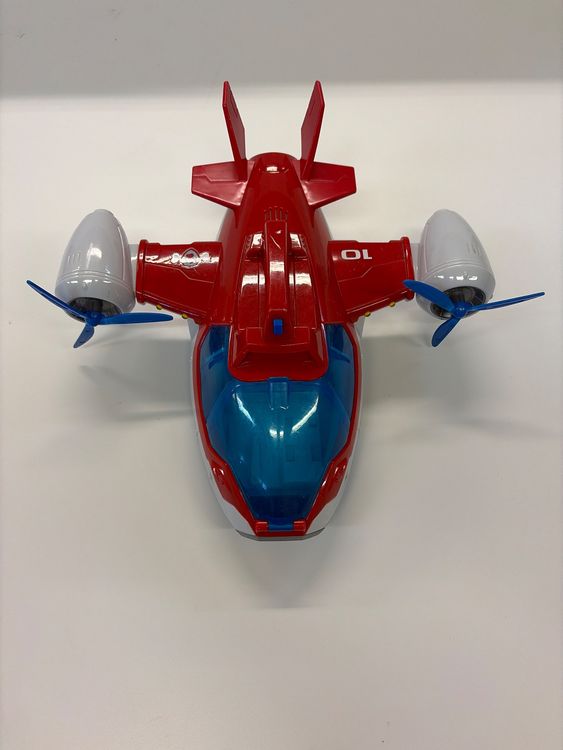 Lot De 6 Avions Gonflables 18,5 Pouces – Jouets En Plastique Rouge, Bleu, Blanc, Idéals Pour Fêtes Et Décorations Thème Aviation