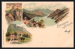 Litho Lugano, Panorama du Monte S. Salva