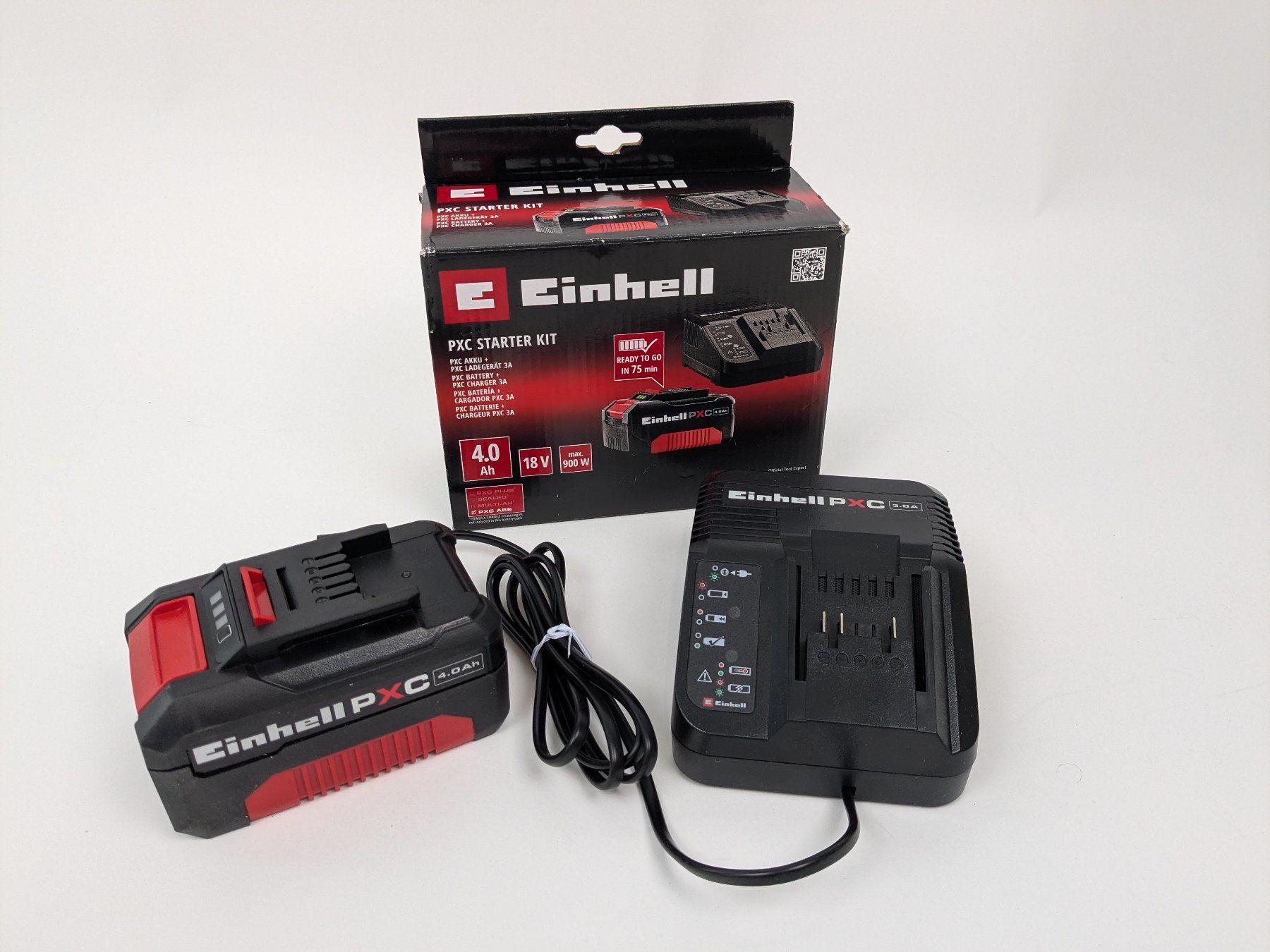 Einhell Accus & piles: EINHELL Power X-Change Ladestation + Akku – Neuf (Voir description) à Dintikon par Restwert_Dintikon