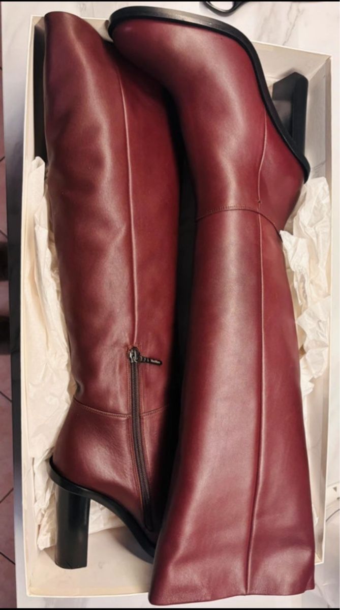 Max Mara Scarpe da donna: Stivale Max Mara leather boots – Nuovo e nell'imballaggio originale da Zürich venduto da ste_2yyk