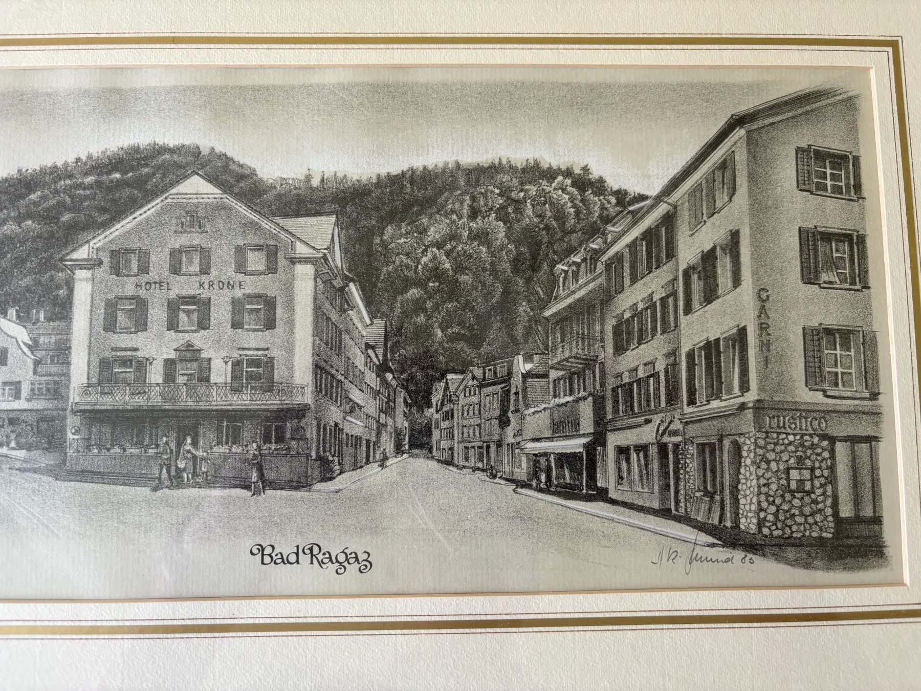 Grafiken & Lithographien: Bad Ragaz – Gebraucht aus Ruggell von spalkur42 1