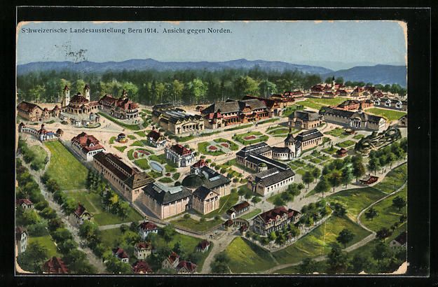 Cartoline postali: Bern, Schweizerische Landesausstellung 1 – Usato da Berlin venduto da bartko-reher