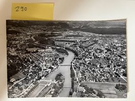 Ansichtskarte Aarau Flug-Foto, alt