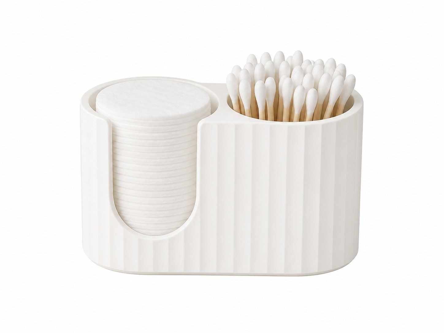 Contenitori & Simili: Wattepadhalter & Wattestäbchenhalter | Badezimmer Organizer – Nuovo e nell'imballaggio originale da Wald ZH venduto da lunqdesign 1