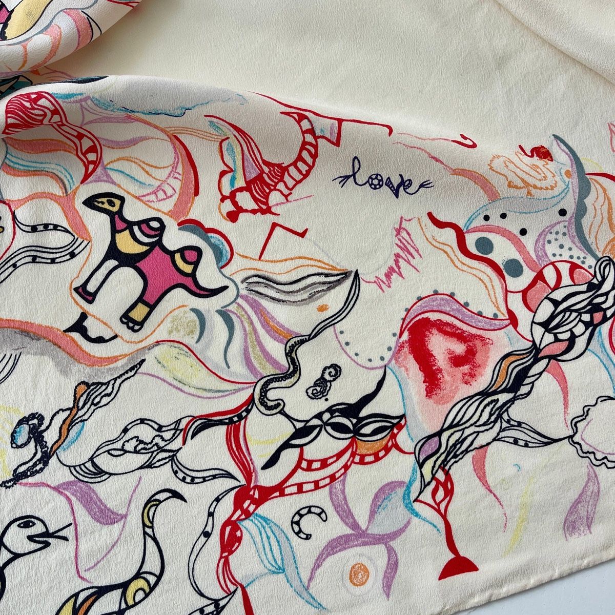 Foulard & Sciarpe: NIKI DE SAINT PHALLE Silk Scarf – Usato da Freienbach venduto da Avviivva_Shop 4