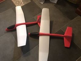 2 Segelflieger für Kinder Outdoor Spass - Flieger Flugzeug