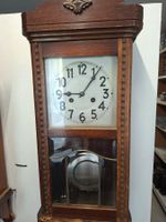 Alte Wanduhr, Holz, Vintage, Antik-Look, Top Zustand!