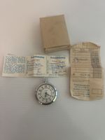 DDR Taschenuhr mit Quittungen 