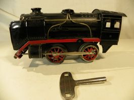 Antike Märklin Lokomotive Spur 0 mit Schlüssel