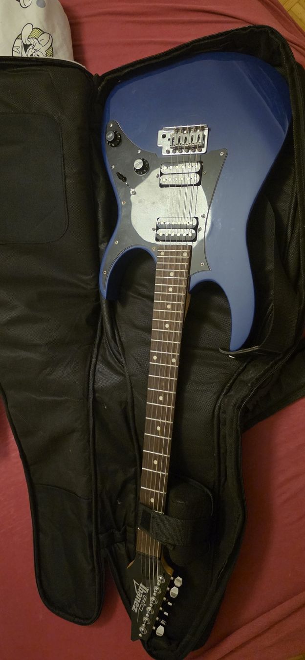 Musikinstrumente: E-Gitarre Ibanez SIO mit Tasche und Lernsoftware, blau – Gebraucht aus Hittnau von Annubis 1