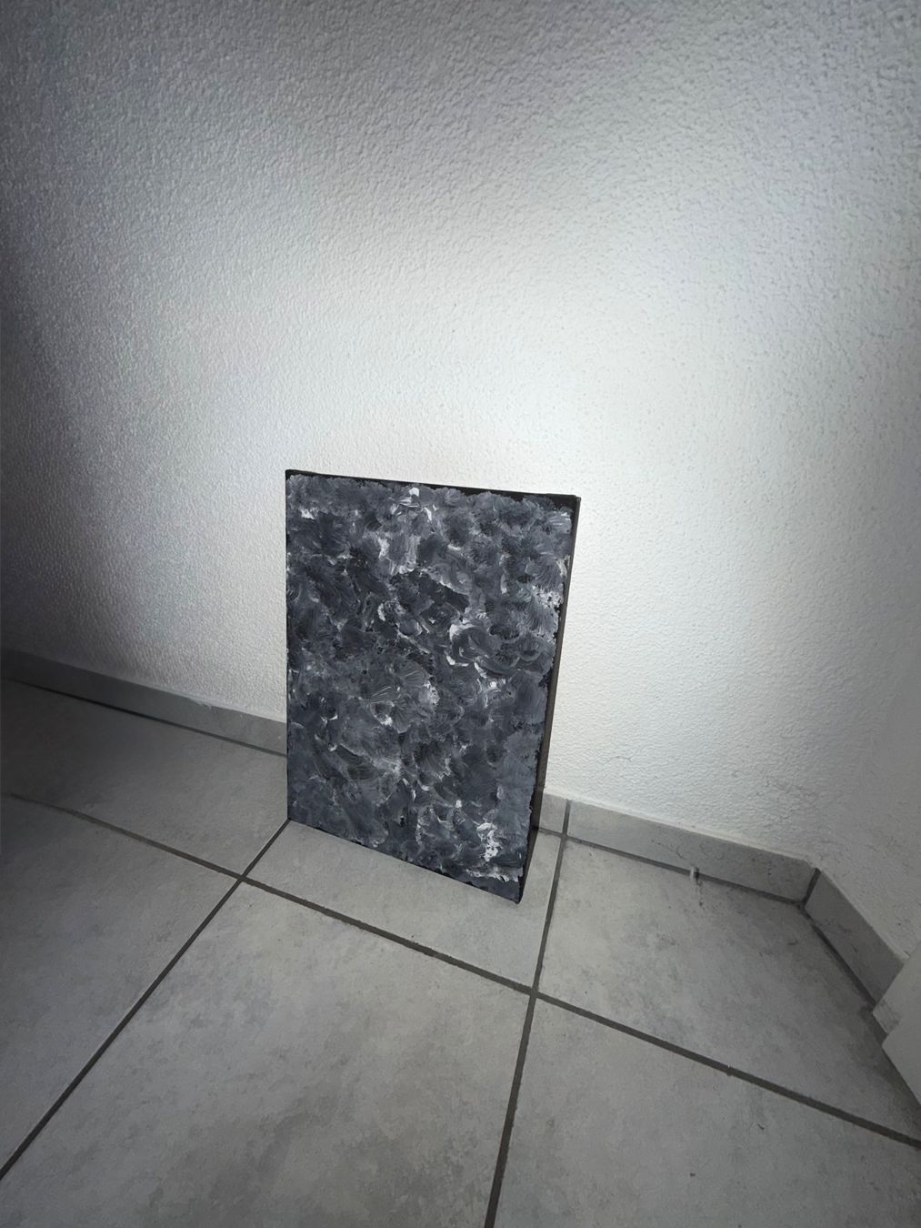 Dipinti: Gemälde, abstrakt, schwarz-weiss, neuwertig! – Usato da Rupperswil venduto da bar_fbv9