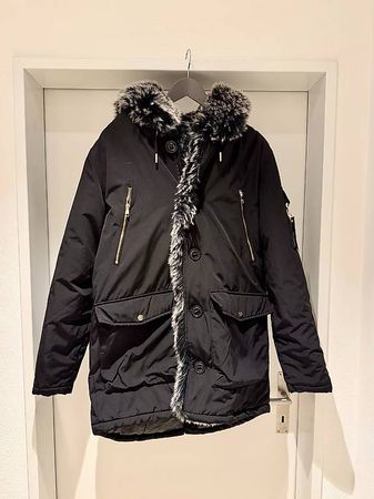 Glorious Gangsta Herren Parka schwarz