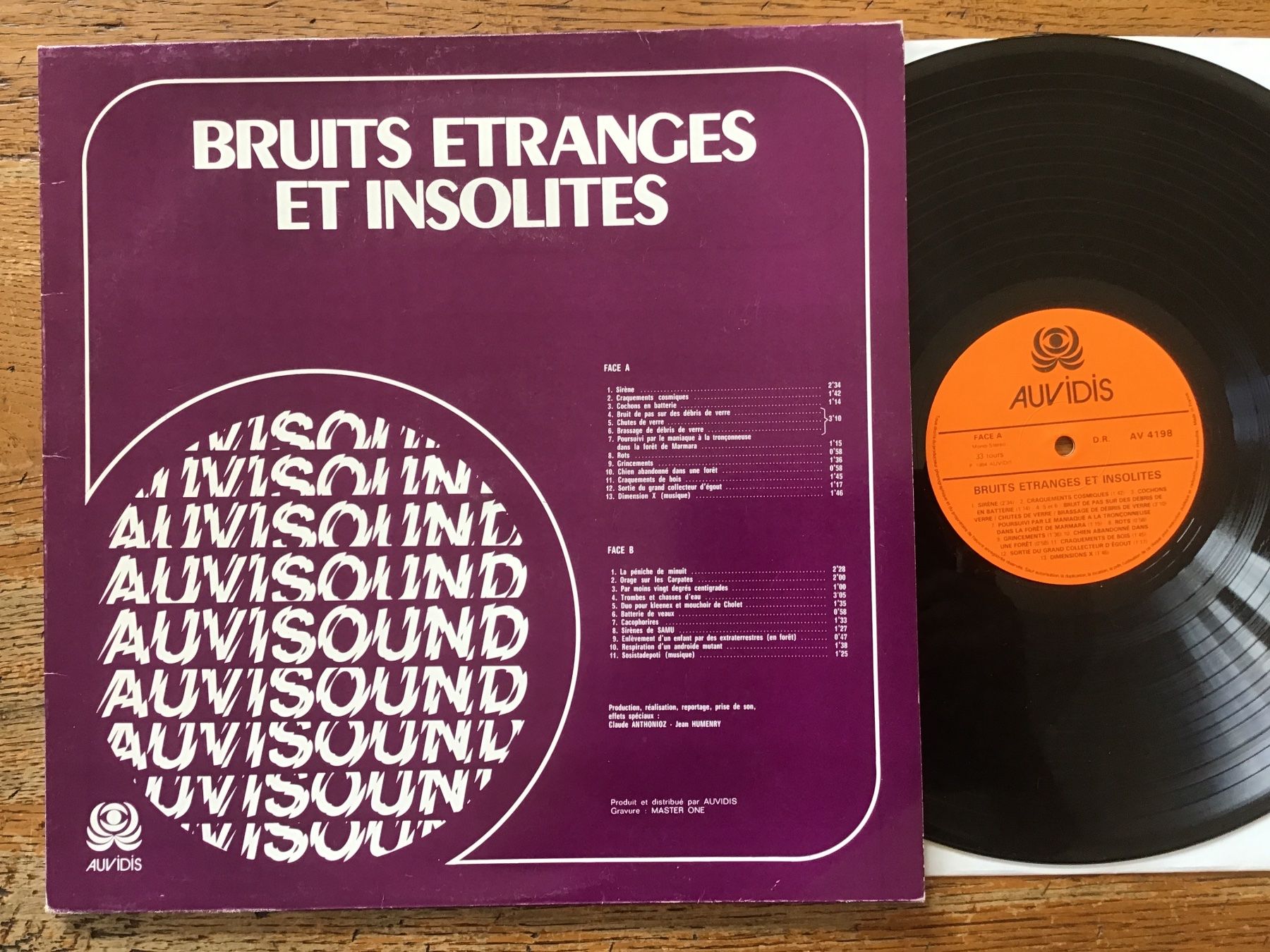 Dischi in vinile: LP Bruits étranges et insolites – Usato da Fully venduto da Ruby97