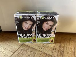 2x Garnier Haarfarbe Dunkelbraun 30