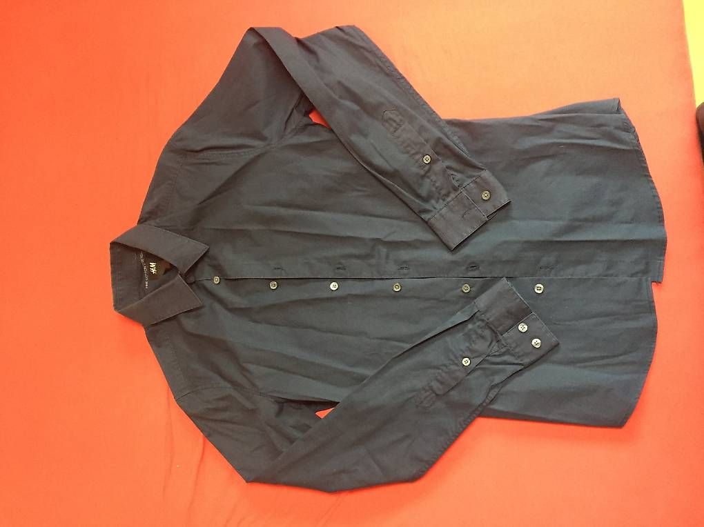 Camicie: Marine blaues Slim-Fit Hemd – Usato da Montlingen venduto da jos_2rwv 1