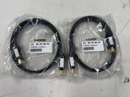 2x ROCKCABLE von Contrik HDMI-Flat Kabel 1.4, 1m (X1211)