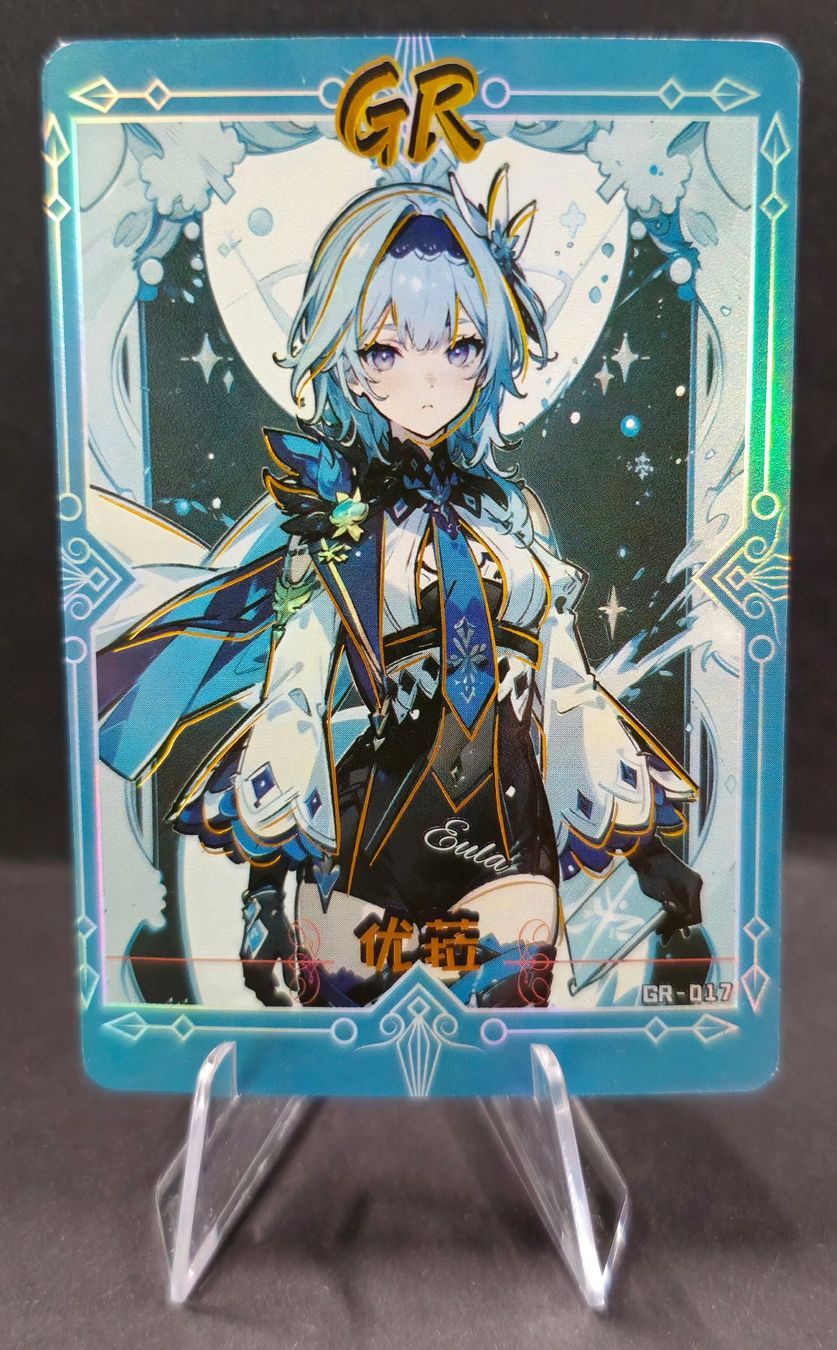 Carte collezionabili: Genshin Impact - 1 Thick card - GR - Foil/Holo - Eula – Nuovo (secondo la descrizione) da Meyrin venduto da big_96g9