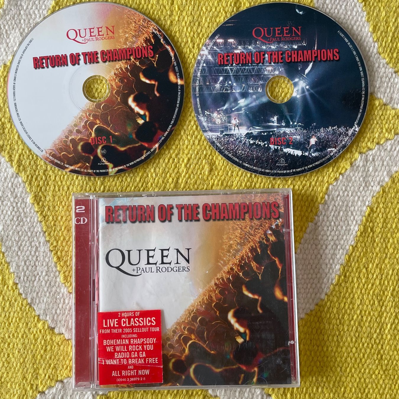 CDs: QUEEN&PAUL RODGERS-2CD RETURN OF THE CHAMPIONS – Gebraucht aus Rorschacherberg von CD-Roli