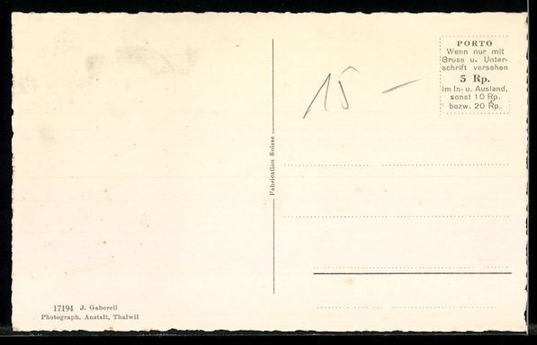 Cartes postales: Riggisberg, Gurnigel-les-Bains, Grand-Ho – D'occasion à Berlin par bartko-reher 1