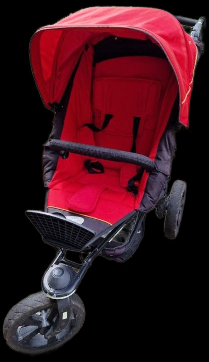TFK Carrozzine: TFK Kinderwagen Joggster Trail rot – Usato da Seon venduto da Julia87