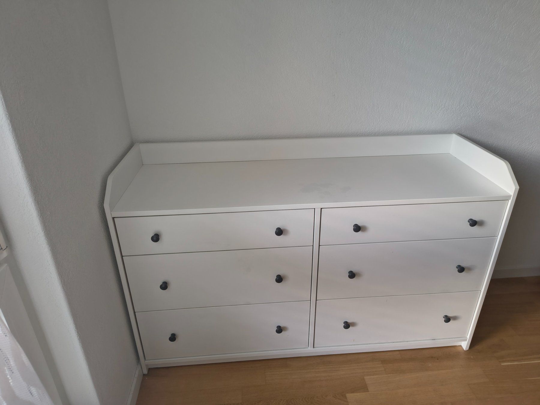 Ikea Cassettiere: IKEA HAUGA Kommode mit 6 Schubladen – Weiss – Usato da Zürich venduto da eug_72cq