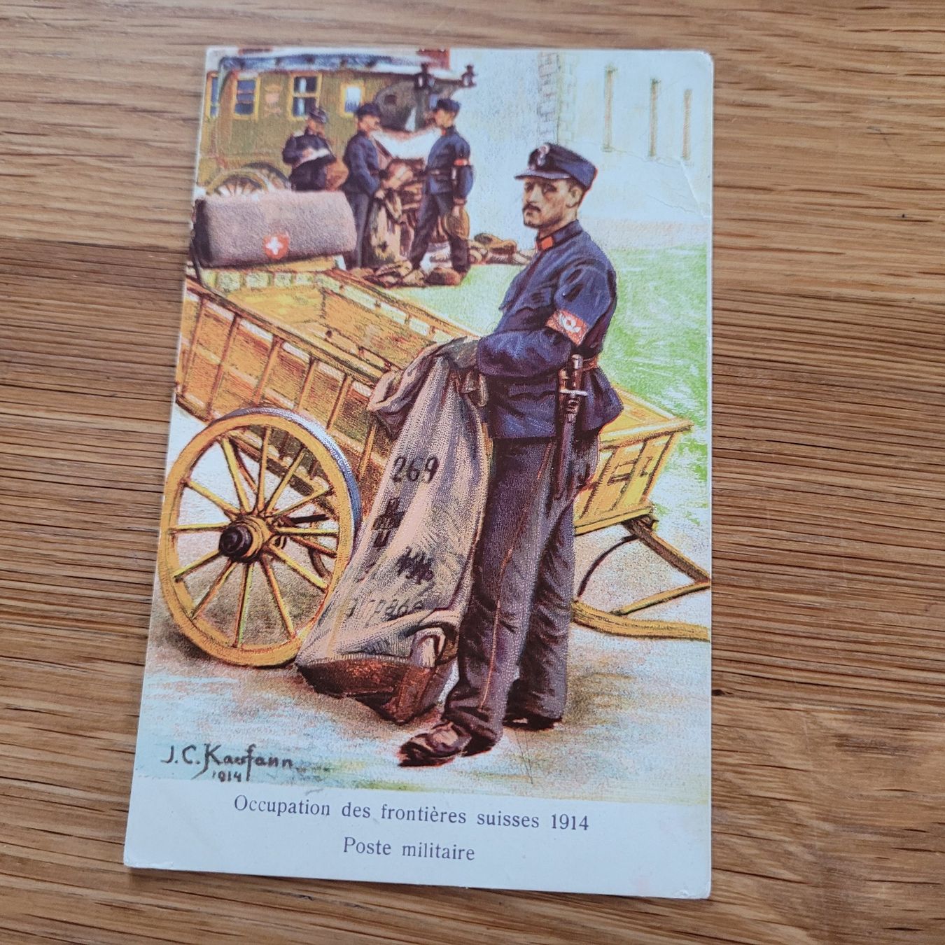 Cartoline postali: Carte Postale AK Militär – Usato da Biel/Bienne venduto da Destockweb