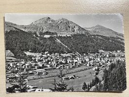 Ansichtskarte von Davos-Platz,  Schatzalp, Schiahorn, Parsen