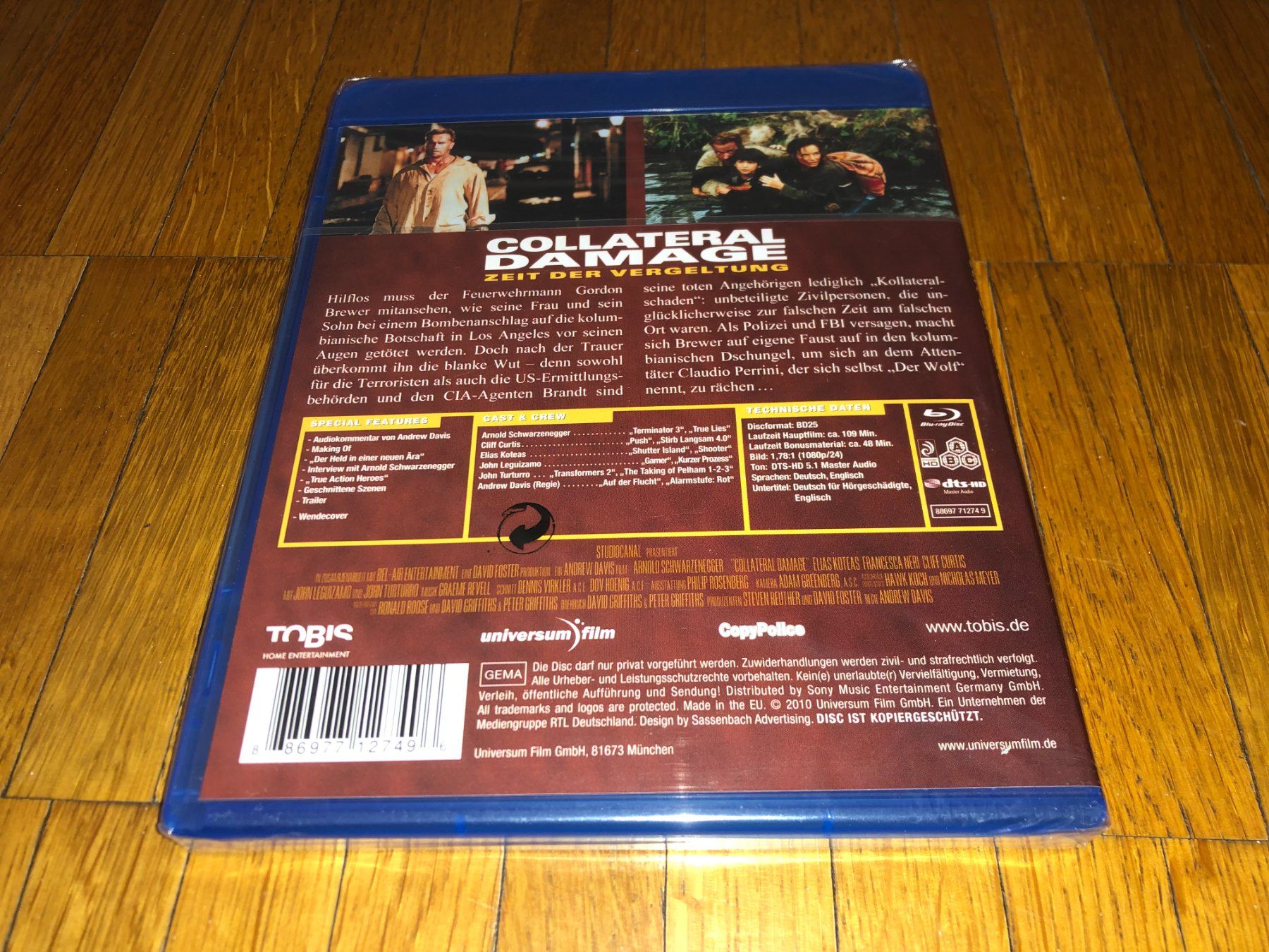 Alle DVDs: Collateral Damage - BLU-RAY - UNCUT – Neu und originalverpackt aus Basel von havsok 1