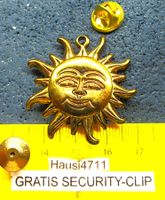 SONNE PIN GEPRÄGT 40mm GROSSS