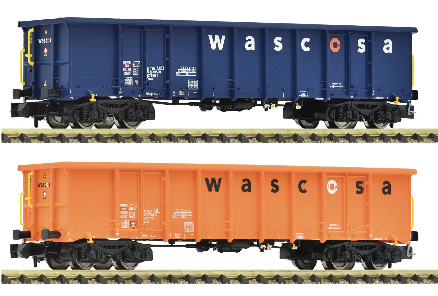 Fleischmann Modelleisenbahnen: Fleischmann 6660140 - 2-tlg. Set: Eanos, Wascosa – Neu und originalverpackt aus Derendingen von Benfis
