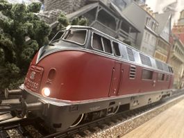 Märklin H0 3021 Diesellokomotive BR V 200 Der DB Wechselstrom Analog Licht Defekt 3
