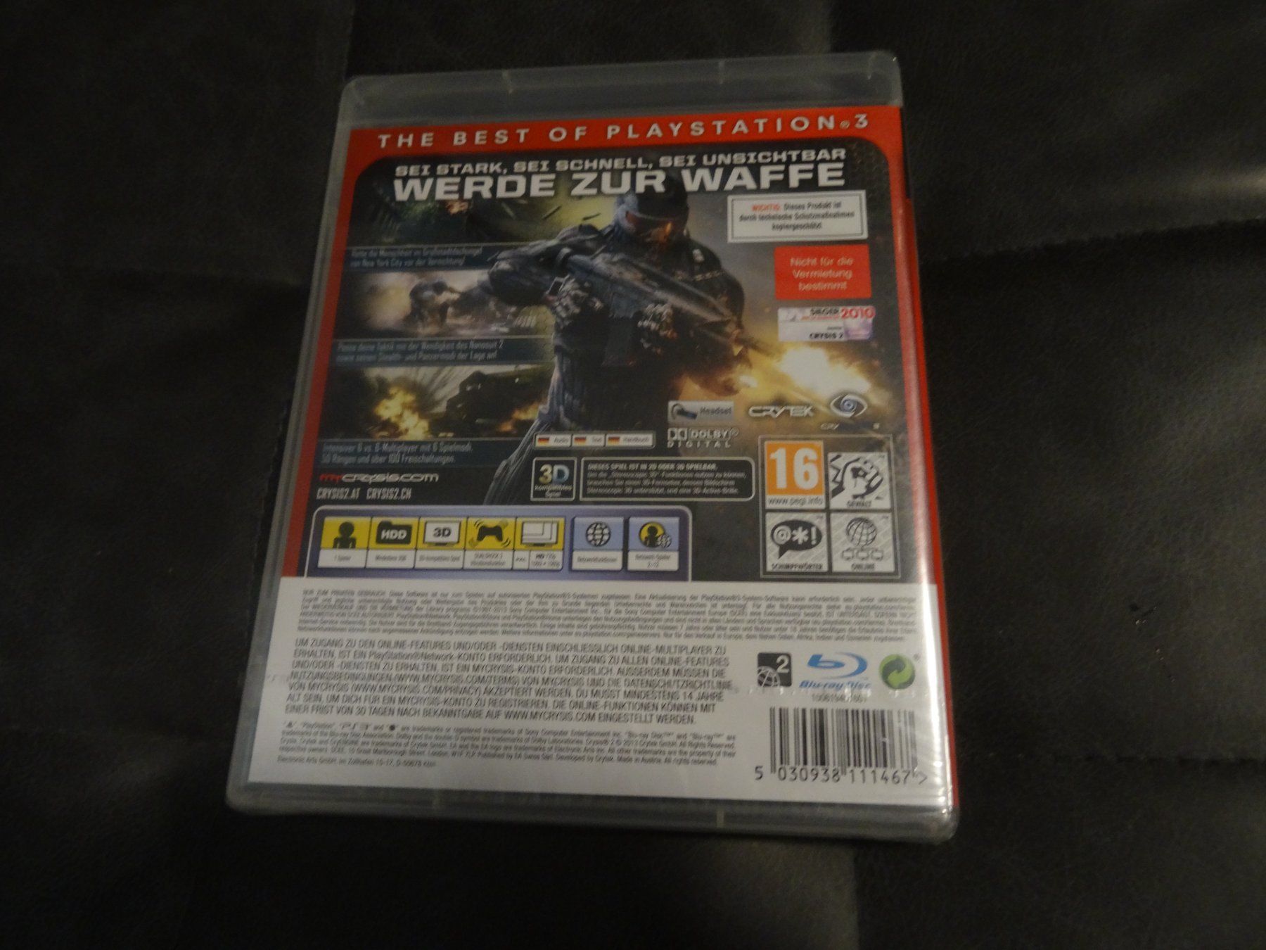 Sony Spiele: Crysis 2 PS3 NEUWARE – Neu und originalverpackt aus Olten von Disc-Ausverkauf 1