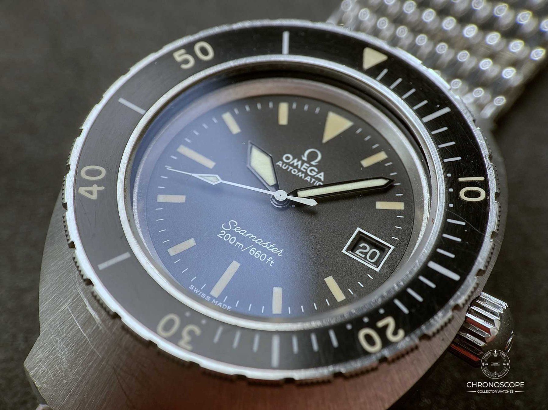Omega Orologi: Omega Seamaster 200 Reference 166.091 unpolished – Usato da Luzern venduto da ChronoScope6004 6