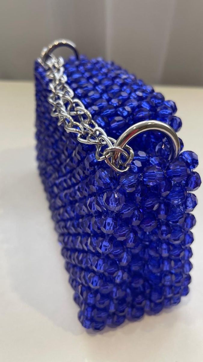Borse da donna: Handgemachte Perlen-Handtasche mit Mini-Taschenanhänger – Nuovo (secondo la descrizione) da Möhlin venduto da mil_h55x 6