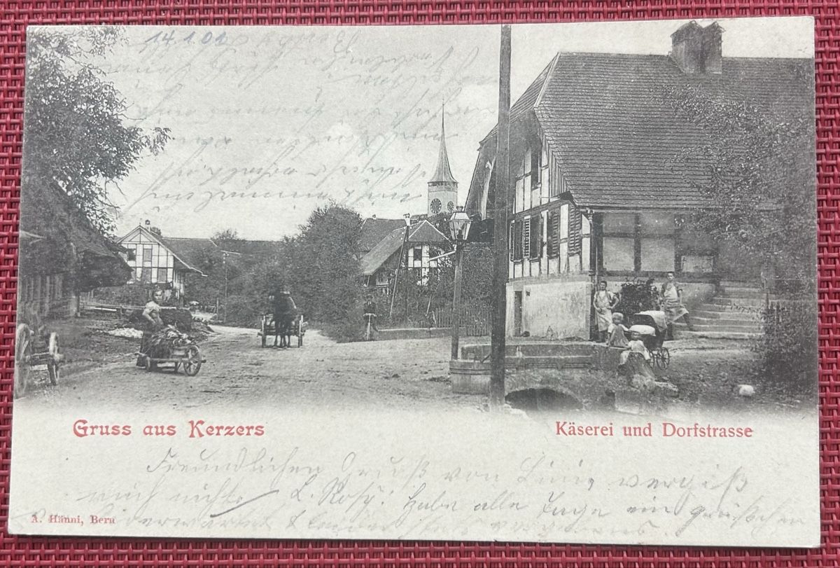 Cartoline postali: Gruss aus Kerzers 1901 – Usato da Horw venduto da Tellbub