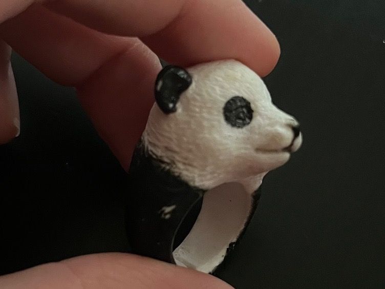Ringe: Ring mit Panda, Nr. 62 – Neu (gemäss Beschreibung) aus Gams von Mariawicca 3