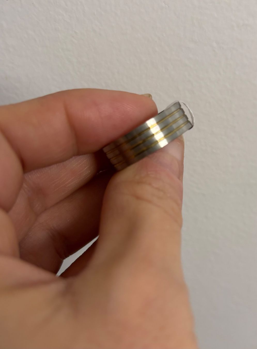 Ringe: Fingerring Grösse 21 Neu, Stainless steel – Neu und originalverpackt aus Zürich von deruja