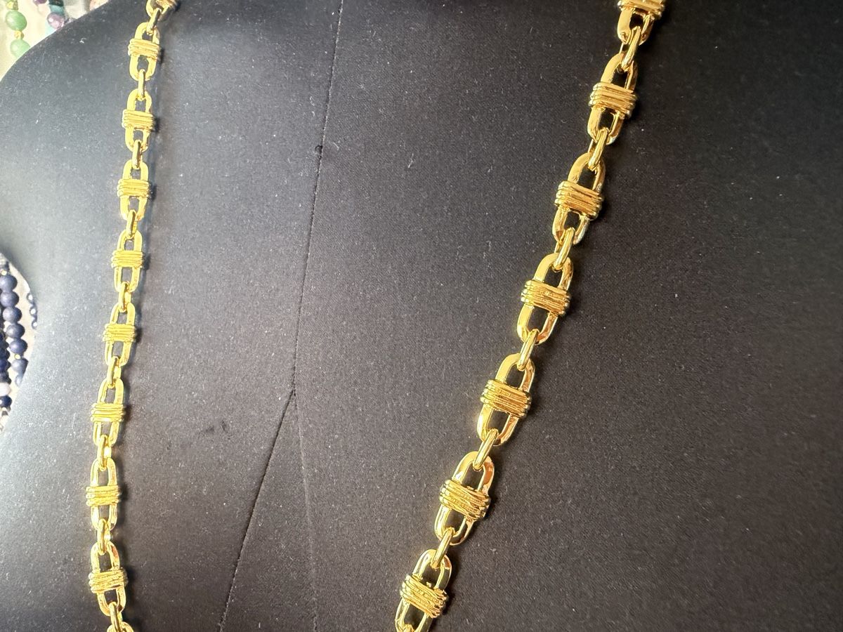 Catenine: Vintage Halskette Luxus Modeschmuck  – Usato da Lamone venduto da LaCantinaMagica 3