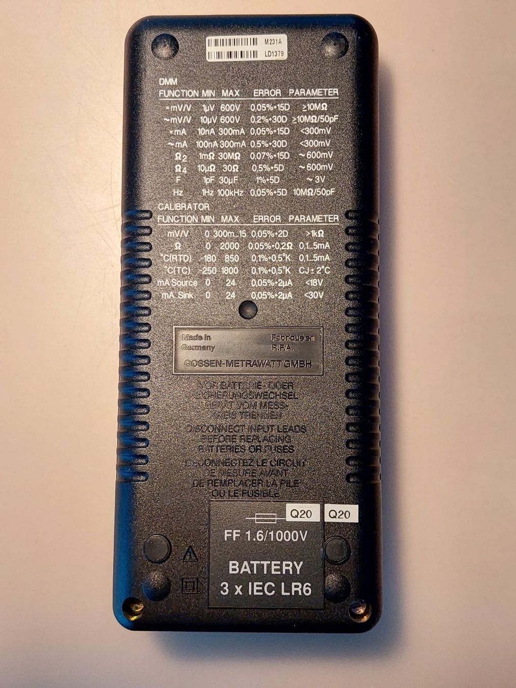 Messen: METRAHit 28C, Multimeter/Milliohmmeter und Kalibrator – Neu (gemäss Beschreibung) aus Wädenswil von gudif 1